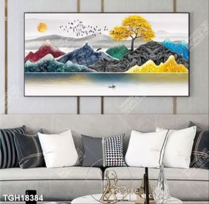 Tranh ghép theo bộ trang trí tường nhà độc đáo