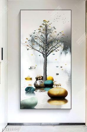 Tranh canvas decor phòng khách đẹp hiện đại