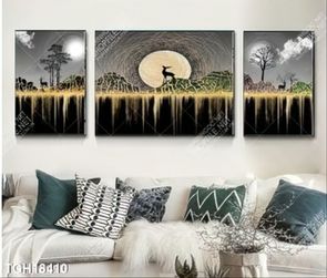 Tranh canvas decor phòng khách đẹp hiện đại