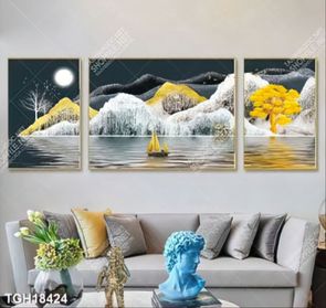 Tranh treo tường phòng khách đẹp, sang trọng và hiện đại