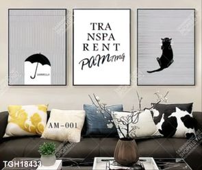 Tranh ghép 3d in vải canvas