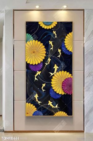 Tranh decor phong cách nội thất tối giản