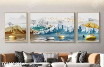 Tranh treo tường 3D đẹp cho phòng khách hiện đại