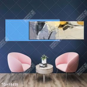 Tranh treo phòng khách đẹp ghép bộ