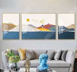 Tranh ghép tráng gương treo trang trí tường