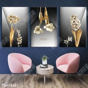 Tranh ghép theo bộ trang trí tường nhà độc đáo