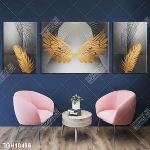 Tranh decor phong cách nội thất tối giản