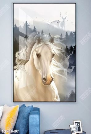 Tranh ghép 3d in vải canvas