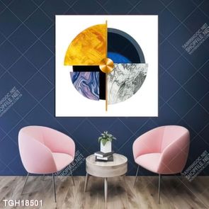 Tranh treo phòng khách đẹp ghép bộ