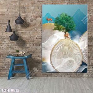 Tranh ghép 3d in vải canvas