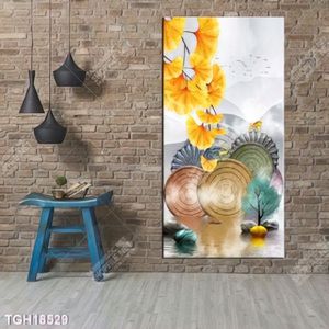 Tranh decor phong cách nội thất tối giản
