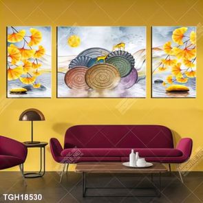 Tranh treo tường 3D đẹp cho phòng khách hiện đại