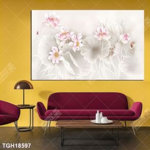 Tranh canvas decor phòng khách đẹp hiện đại
