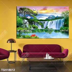 Tranh decor phong cách nội thất tối giản