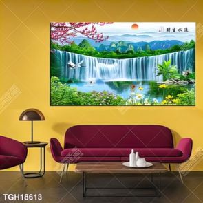 Tranh treo tường 3D đẹp cho phòng khách hiện đại
