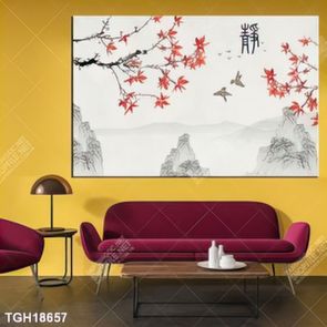 Tranh canvas decor phòng khách đẹp hiện đại