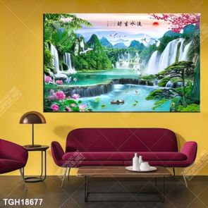 Tranh ghép theo bộ trang trí tường nhà độc đáo