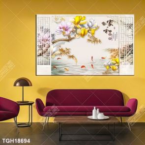 Tranh ghép tráng gương treo trang trí tường