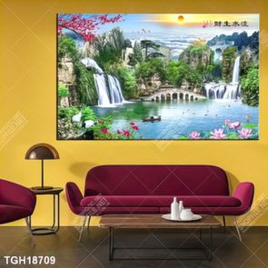 Tranh ghép tráng gương treo trang trí tường