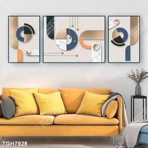 Tranh ghép 3d in vải canvas