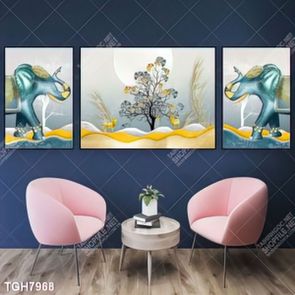 Tranh treo tường ghép bộ nhiều tấm đẹp hiện đại