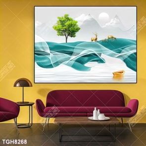 Tranh treo tường phòng khách mẫu mới nhất