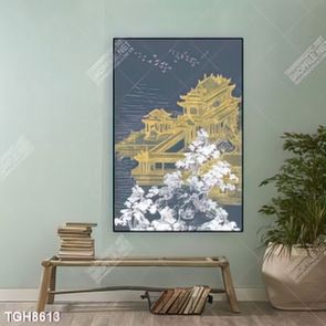 Tranh ghép tráng gương treo trang trí tường