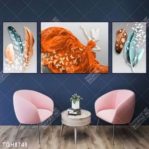 Tranh ghép tráng gương treo trang trí tường