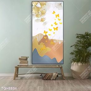 Tranh ghép 3d in vải canvas