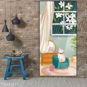 Tranh ghép 3d in vải canvas