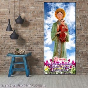 Tranh duc me la vang Cong Giao 04 10 VUONG