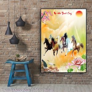 Tranh Gia Ngoc Ngua 10 06 VUONG