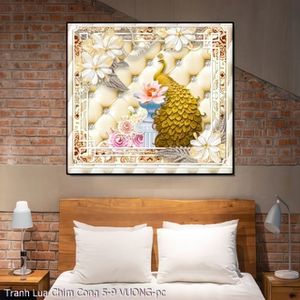 Tranh Lua Chim Cong 5 9 VUONG