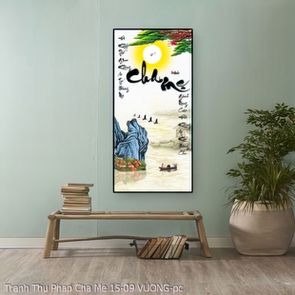 Tranh Thu Phap Cha Me 15 09 VUONG