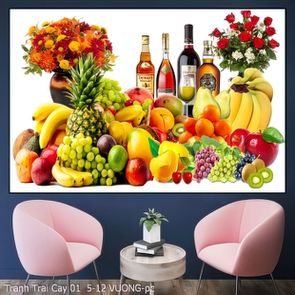 Tranh bep Trai Cay 01  5 12 VUONG