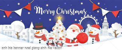 tranh cong giao anh bia banner noel giang sinh file vector