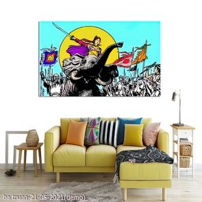 tranh co dong tuyen truyen ba trung 21 05 2021 