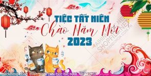 backdrop chao xuan nam moi tiec tat nien file vector