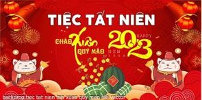 backdrop tiec tat nien tan xuan quy mao file vector