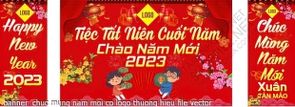 banner 2023 chao mung xuan moi file vector