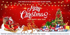 tranh cong giao banner giang sinh noel dep mat nghe thuat file vector