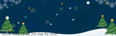 tranh cong giao banner trang tri noel moi nhat file vector