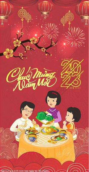 bao li xi gia dinh xum vay ngay tet file vector