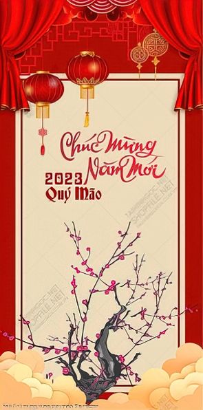 bao li xi mung xuan quy mao file vector