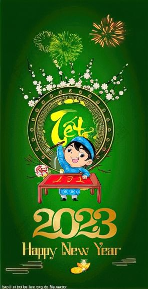 bao li xi tet be lam ong do file vector