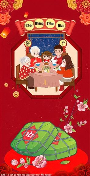 bao li xi tet ca nha mo tiec xuan moi file vector