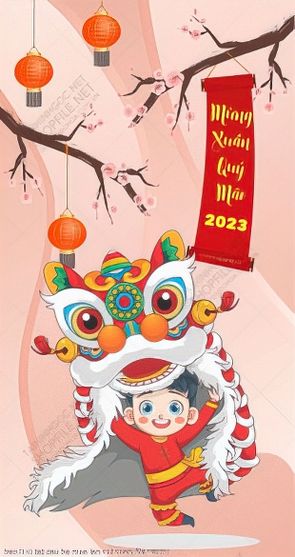bao li xi tet cau be mua lan vui xuan file vector