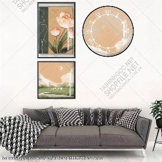 tranh dong ho bo tranh trang tri decor nghe thuat 11112022 ho