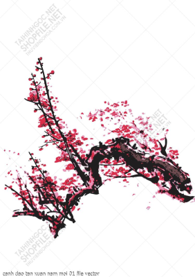 canh dao tan xuan nam moi 2023 file vector