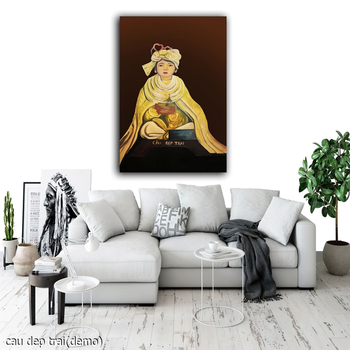 tranh phong tho cau dep trai 